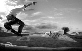 Man skateboard ramp skate park 2 - a man riding free wallpaper for desktop