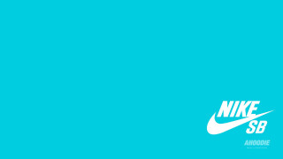 Blue background white nike logo - a white nike logo free wallpaper for desktop