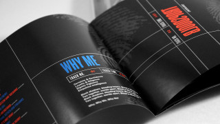 Book opened black background red - graphic design free wallpaper