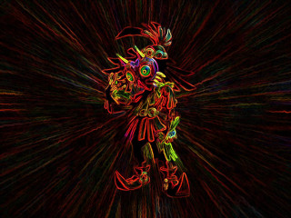 Person bird head arm digital - a digital painting of a person free wallpaper