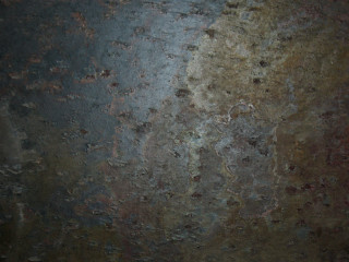 Rusted metal metaphysical painting girls - a black object free wallpaper