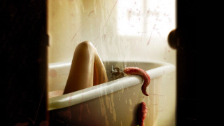 Woman bathtub legs hanging worm - a bathtub free wallpaper