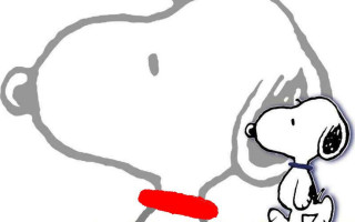 Snoopy dog red frisbee drawing - charles schulz free wallpaper