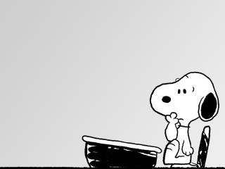Snoopy dog chair computer screen - charles schulz free wallpaper for desktop