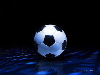 Soccer ball blue lights dark - the dark room free wallpaper for desktop