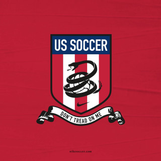 Red soccer jersey snake ribbon - free sports wallpaper for tablet