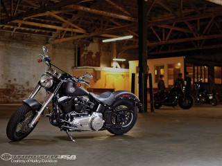 Motorcycle parked garage background building - a garage free wallpaper