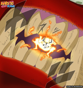 Cartoon hand skull flames red - free new year wallpaper for tablet