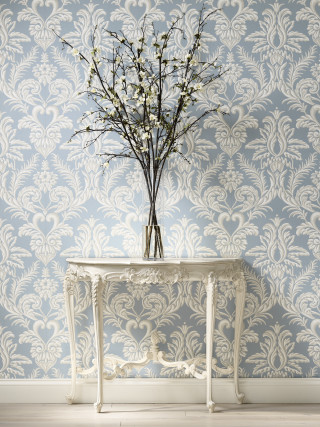 Vase flowers table wallpaper swirl - a table in front free wallpaper for mobile