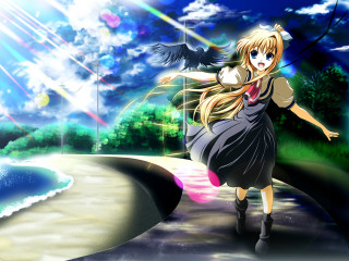 Girl long hair dress walking - long hair and a dress free wallpaper