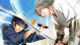 Anime characters swords action dynamic - a sword and the other free wallpaper