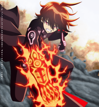 Man sword fireball action dynamic - rocky free wallpaper for tablet