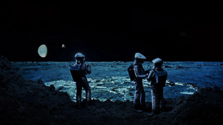 Astronauts moon surface distant object - alan bean free wallpaper