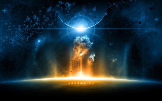 Space explosion lava blackhole astronaut - a space scene free wallpaper