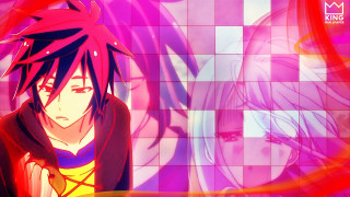 Anime couple characters tiled wall - aya goda free wallpaper for desktop