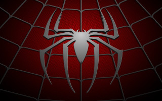Spider man logo red background - a spider free wallpaper for desktop