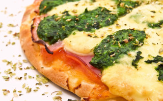 Pizza cheese spinach plate seeds - a plate free wallpaper