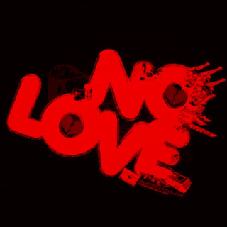 Red love sign black background 2 - love free wallpaper for tablet