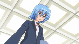 Blue hair suit tie room - yukito kishiro free wallpaper