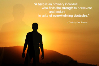 Silhouette man hero sports life - a silhouette of a man free wallpaper