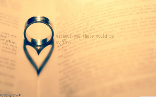 Ring shadow book quote love - a ring free wallpaper