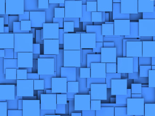 Blue background squares varying sizes 2 - varying free wallpaper