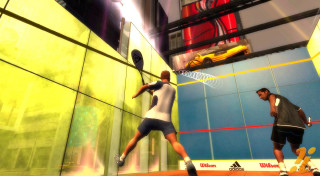 Man playing game skateboarder virtual - a car in the background free wallpaper