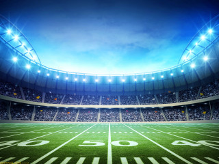 Stadium football field sky background - a stadium free wallpaper for desktop