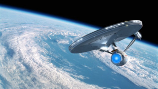 Space ship earth blue light - over the earth free wallpaper