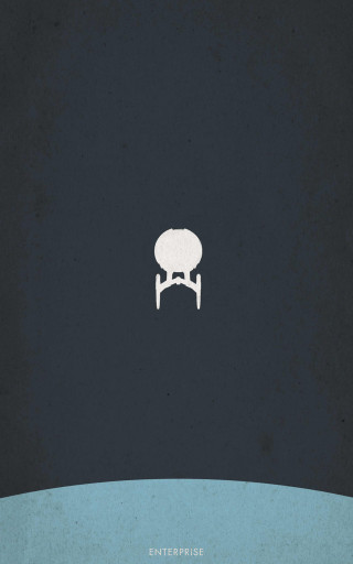 Minimal poster chair table underneath - a space shuttle in the background free wallpaper