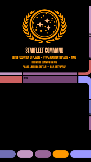 Black background star fleet command - character sheet free wallpaper for mobile