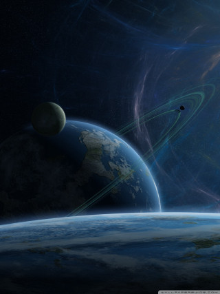 Space station satellite planet moon - eve ryder free wallpaper for mobile