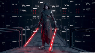 Woman star wars outfit bridge - her hand and a sword free wallpaper