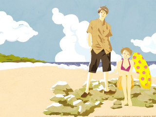 Man woman beach ocean surfboard - armin hansen free wallpaper