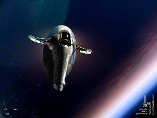 Space shuttle flying sky earth - a space shuttle free wallpaper