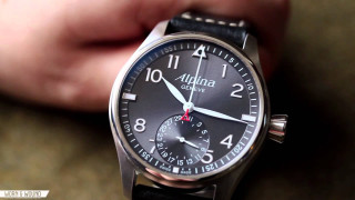 Watch black face red second 2 - a red second hand free wallpaper