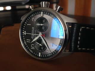 Watch black leather strap table - product photo free wallpaper for desktop