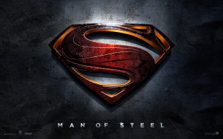 Superman logo man of steel 2 - a superman logo free wallpaper