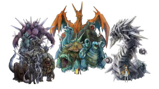 Monsters with horns and wings 2 - horn free wallpaper for desktop