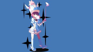 Girl hat sword stars blue - a hat and a sword free wallpaper for desktop