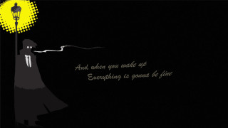 Woman long dress lightbulb quote - everything free wallpaper