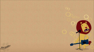 Cartoon character microphone bubbles background - david firth free wallpaper