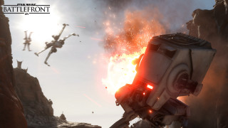 Star wars battle robot attacking - scene free wallpaper