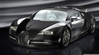 Black bugatti white stripe hood - hood free wallpaper for desktop