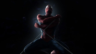Spider man bow arrow hands - smoke and fog free wallpaper
