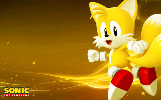 Cartoon cat running yellow background - a gold background free wallpaper