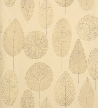 Leaves beige white lightbrown background - free autumn wallpaper for tablet