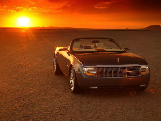 Desert car sunset matte painting - christopher moeller free wallpaper