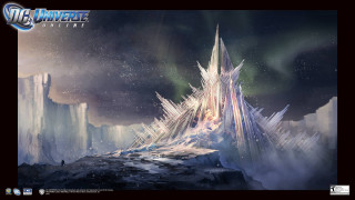 Futuristic landscape mountain iceberg starry - a futuristic landscape free wallpaper