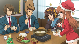 Group eating coffee food table - a table eating food free wallpaper